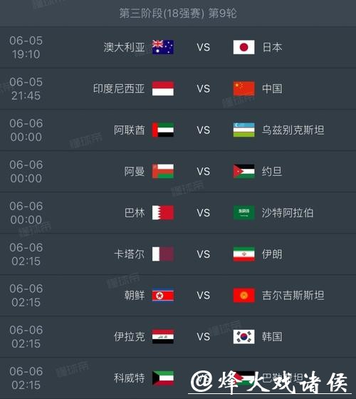 2026世界杯赛程与比赛时间详细安排